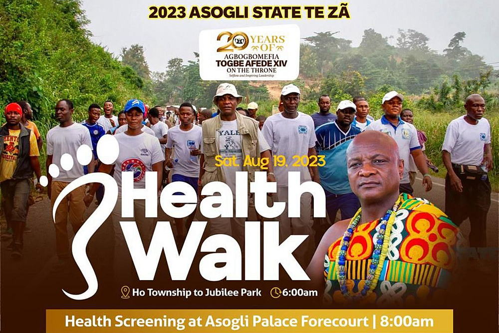 Hundreds are expected to join the 2023 Asogli Te Za Health Walk